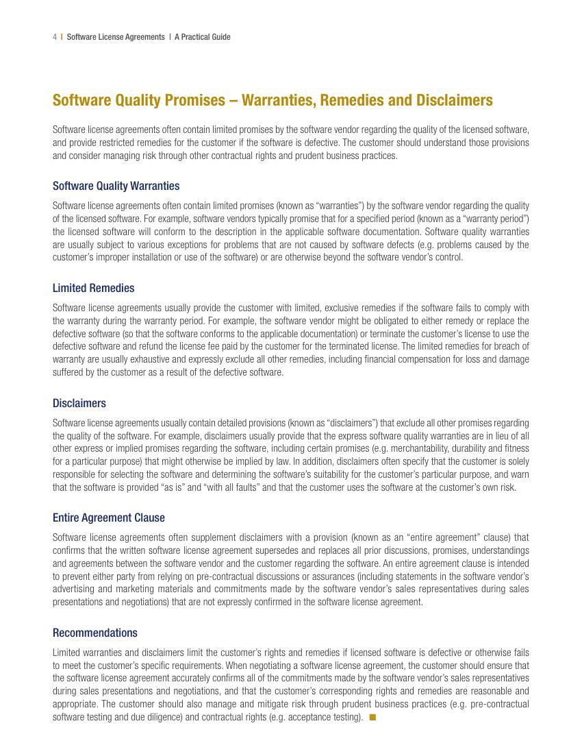 Software Licenses Practical Guide BLG